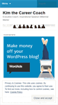Mobile Screenshot of kimthecareercoach.wordpress.com