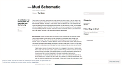 Desktop Screenshot of mudschematic.wordpress.com