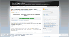Desktop Screenshot of gearoidmaguire.wordpress.com