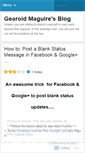 Mobile Screenshot of gearoidmaguire.wordpress.com
