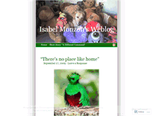 Tablet Screenshot of isabelmonzon.wordpress.com