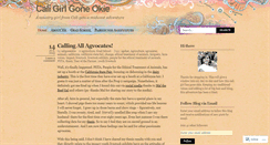 Desktop Screenshot of caligirlgoneokie.wordpress.com