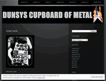 Tablet Screenshot of dunsyscupboardofmetal.wordpress.com
