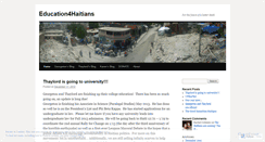 Desktop Screenshot of education4haitians.wordpress.com