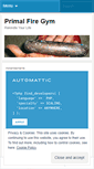 Mobile Screenshot of primalfiregym.wordpress.com