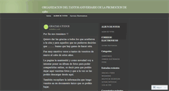 Desktop Screenshot of aniversario.wordpress.com