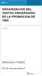 Mobile Screenshot of aniversario.wordpress.com