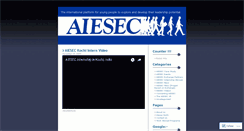 Desktop Screenshot of aieseckochi.wordpress.com