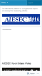 Mobile Screenshot of aieseckochi.wordpress.com