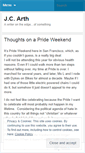 Mobile Screenshot of jcarth.wordpress.com