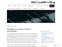 Tablet Screenshot of billcunliffe.wordpress.com