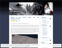 Tablet Screenshot of edwaite.wordpress.com