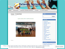 Tablet Screenshot of pallavolosestese.wordpress.com
