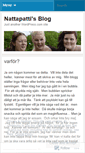 Mobile Screenshot of nattapatti.wordpress.com