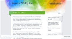 Desktop Screenshot of journey2enlighten.wordpress.com
