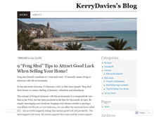 Tablet Screenshot of kerrydavies.wordpress.com