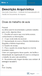 Mobile Screenshot of descricaoarquivistica.wordpress.com