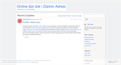 Desktop Screenshot of dizininadresi.wordpress.com