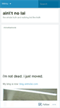 Mobile Screenshot of aintnolai.wordpress.com