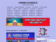 Tablet Screenshot of cinemaglendale.wordpress.com