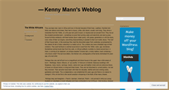 Desktop Screenshot of kennymann.wordpress.com