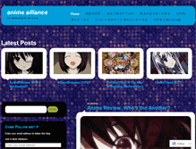 Tablet Screenshot of animechii.wordpress.com