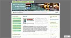 Desktop Screenshot of ablesoftware.wordpress.com