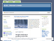 Tablet Screenshot of preventstains.wordpress.com
