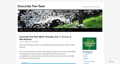 Desktop Screenshot of concordiatreeteam.wordpress.com