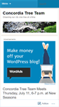 Mobile Screenshot of concordiatreeteam.wordpress.com