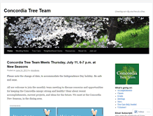 Tablet Screenshot of concordiatreeteam.wordpress.com