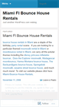 Mobile Screenshot of miamibouncehouserentals.wordpress.com