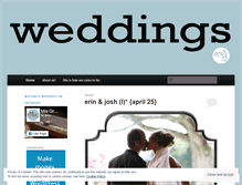 Tablet Screenshot of miagraceweddings.wordpress.com