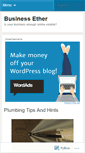 Mobile Screenshot of businessether.wordpress.com