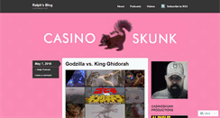 Desktop Screenshot of casinoskunk.wordpress.com