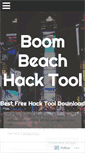 Mobile Screenshot of downloadboombeachhackfree.wordpress.com