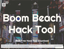 Tablet Screenshot of downloadboombeachhackfree.wordpress.com