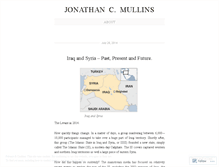 Tablet Screenshot of jonathanmullins.wordpress.com