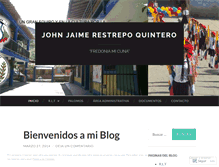 Tablet Screenshot of johnjaimerestrepoquintero.wordpress.com