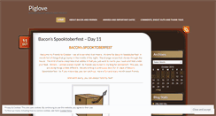Desktop Screenshot of piglove.wordpress.com