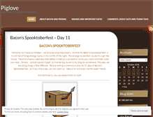Tablet Screenshot of piglove.wordpress.com