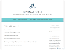 Tablet Screenshot of devinardelia.wordpress.com