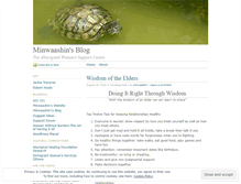 Tablet Screenshot of minwaashin.wordpress.com