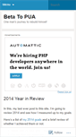 Mobile Screenshot of betatopua.wordpress.com
