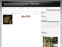 Tablet Screenshot of nisansalamaduwanthi.wordpress.com