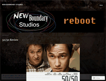 Tablet Screenshot of newboundarystudios.wordpress.com