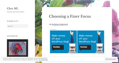 Desktop Screenshot of chezml.wordpress.com