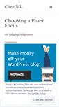 Mobile Screenshot of chezml.wordpress.com