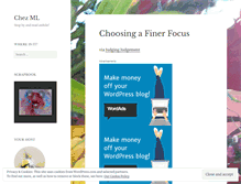 Tablet Screenshot of chezml.wordpress.com