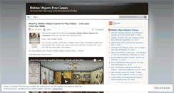 Desktop Screenshot of hiddenobjectsfreegames.wordpress.com